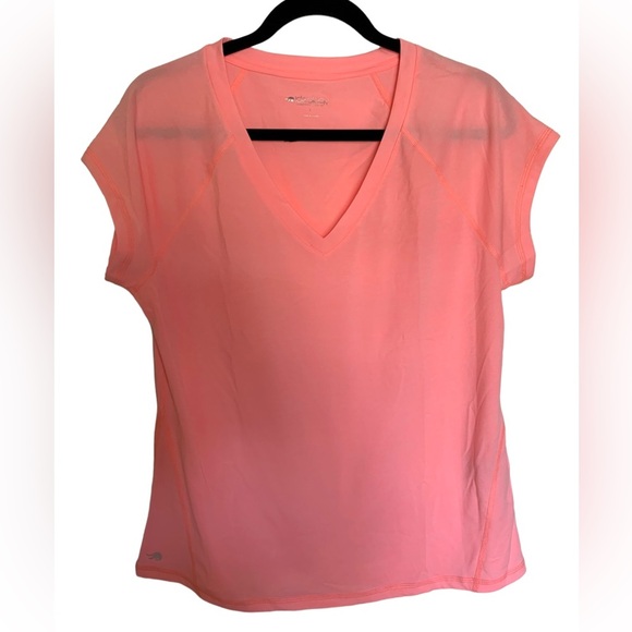 Ideology Soft Orange workout shirt size Large. Stretchy and lightweight! - Picture 2 of 5